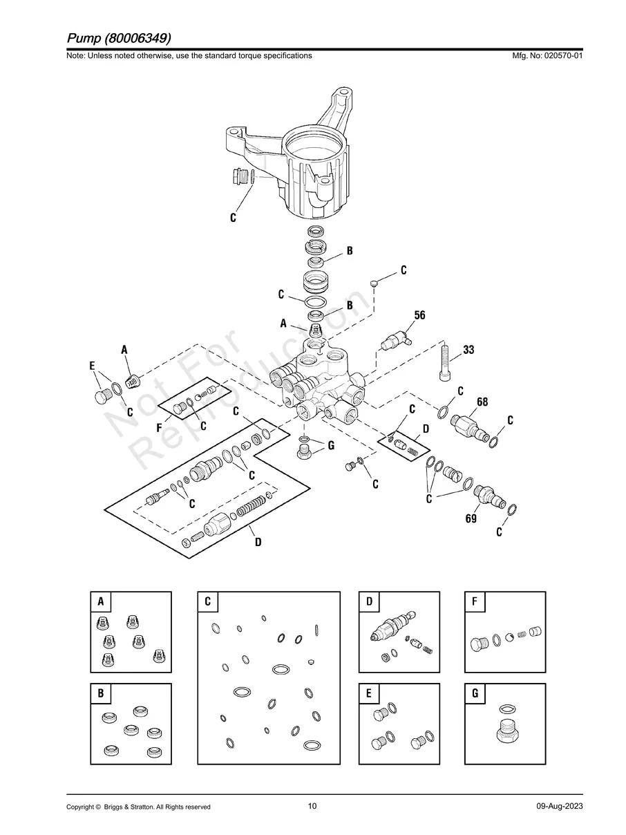 BRIGGS AND STRATTON, 020570-01, IPL.10